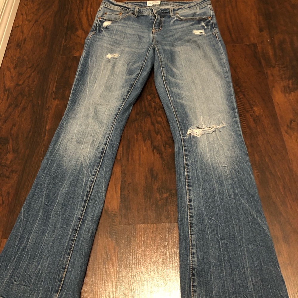 Aeropostale Womens Chelsea Boot Cut Jeans